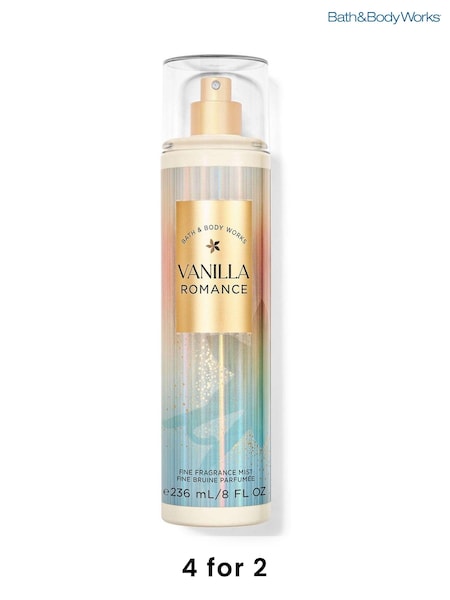 Bath & Body Works Vanilla Romance Fine Fragrance Body Mist 8 fl oz / 236 mL (F63823) | £18