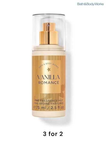 Bath & Body Works Vanilla Romance Travel Fine Fragrance Mist 75 ml (F63830) | £10