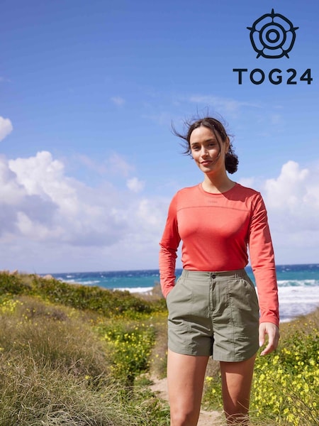 Tog 24 Red Womens Blakely Tech Long Sleeve Top (F63964) | £30