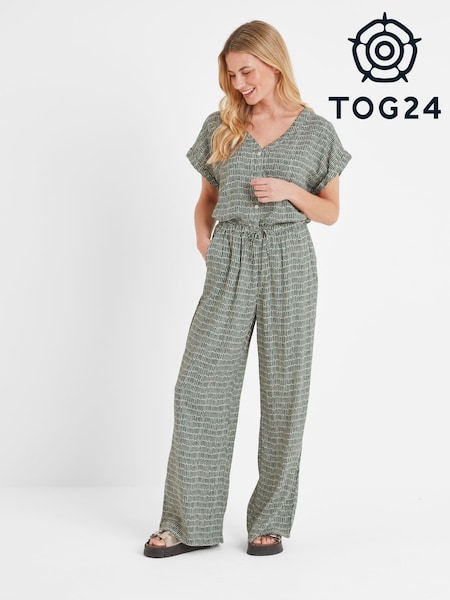 Tog 24 Green Womens Christina Dash Print Trousers (F63978) | £39