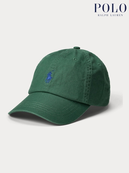 Polo Ralph Lauren Green Logo Embroidered Cap (F64023) | £55