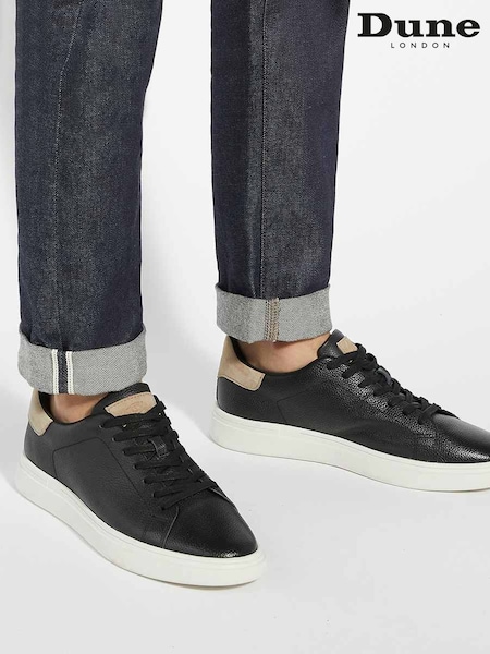 Dune London Black Toyon Cupsole Sneakers (F64122) | £99