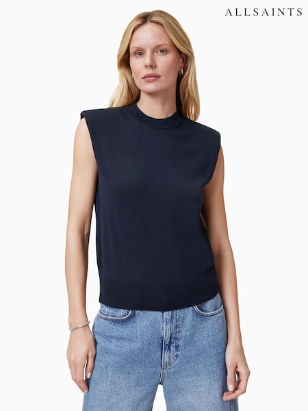 AllSaints Blue Kayla Tank (F64234) | £129
