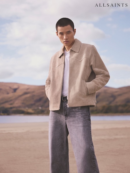 AllSaints Brown Tacoma Jacket (F64256) | £489