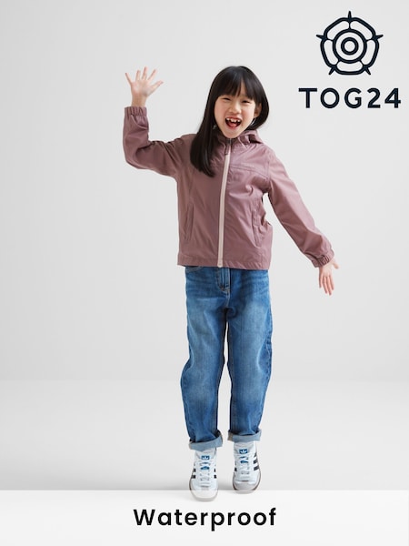 Tog 24 Mosaic Blue Mountain Print Copley Waterproof Jacket (F64317) | £34