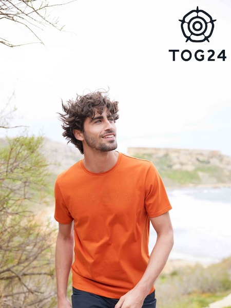 Tog 24 Orange Mens Talen Tech Short Sleeve Top (F64331) | £25