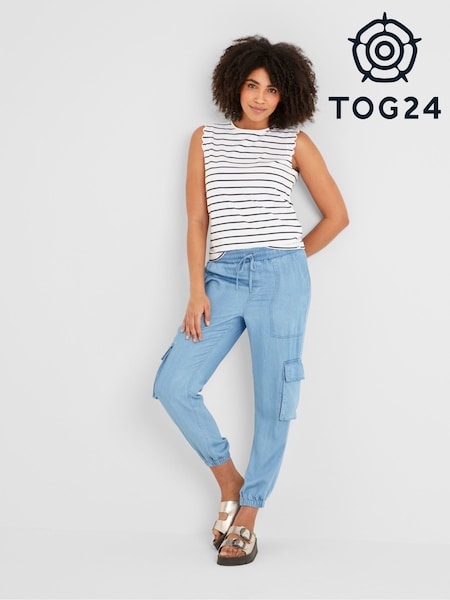 Tog 24 White Womens Katie 100% Cotton Vest (F64403) | £24