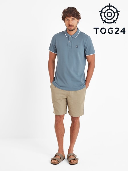 Tog 24 Blue Mens Binsoe Polo Shirt (F64440) | £29