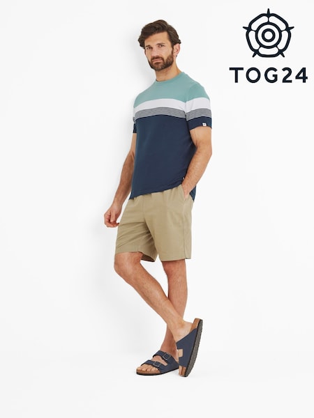 Tog 24 Blue Mens Farndon 100% Cotton T-Shirt (F64453) | £26
