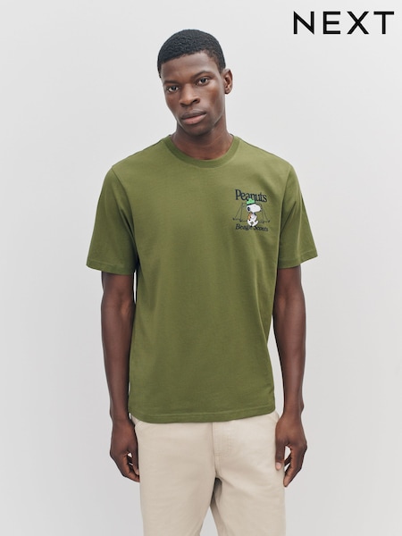 Green Licence Snoopy T-Shirt (F64483) | £22