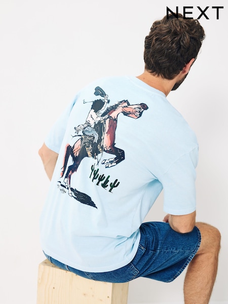 Blue Tery Urban Seminal Artist Licence T-Shirt (F64484) | £20