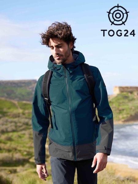 Tog 24 Green Mens Bowston Waterproof Jacket (F64533) | £125