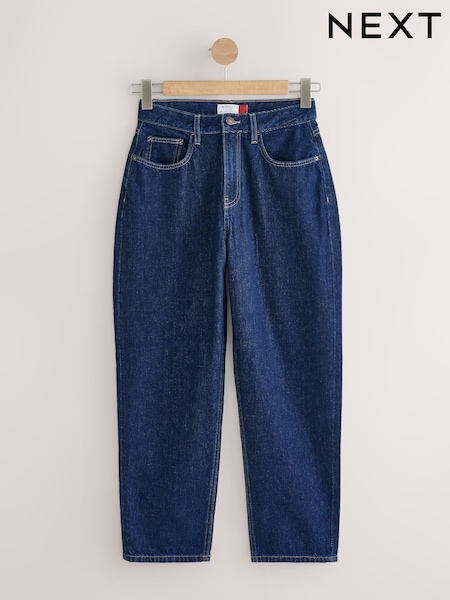 Rinse Blue Hourglass Barrel Leg Jeans (F64605) | £29