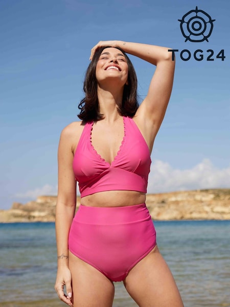 Tog 24 Pink Womens Lora Swimsuit (F64690) | £40