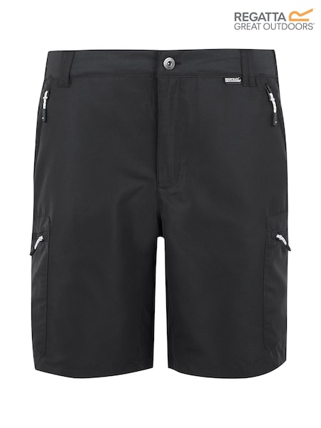 Regatta Grey Mens Leesville Multi Pocket III Walking Shorts (F64900) | £32