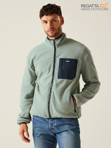 Regatta Green Mens Frankie Full Zip Fleece (F64911) | £30