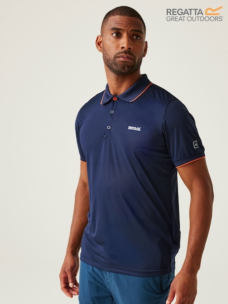 Regatta Blue Mens Remex II Jersey Polo Shirt (F64926) | £21