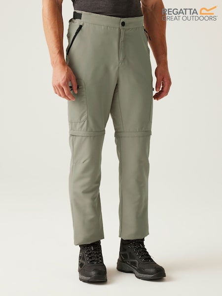 Regatta Brown Mens Leesville II Zip Off Trousers (F64953) | £42