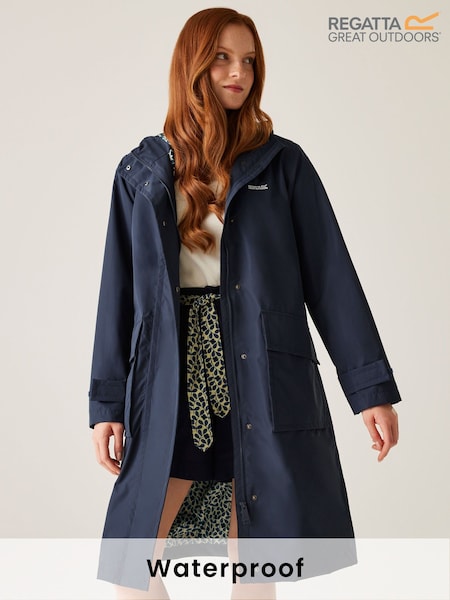 Regatta Blue Orla Kiely Waterproof Mac II Jacket (F65115) | £91