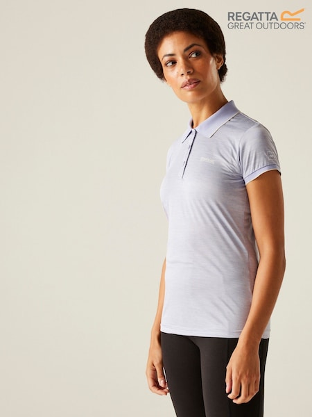 Regatta Purple Womens Remex II Active Polo Shirt (F65129) | £21