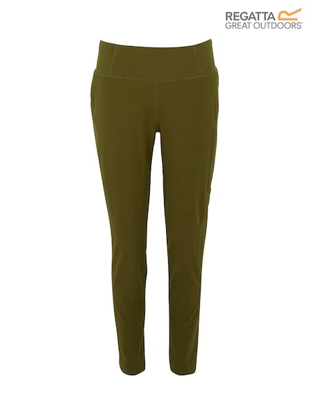 Regatta Green Womens Monira Hiking Leggings (F65183) | £42