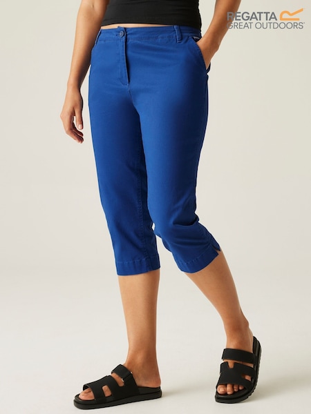 Regatta Dark Blue Bayletta Capri Trousers (F65240) | £35