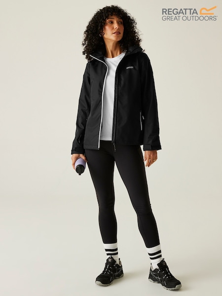 Regatta Black Womens Oakhowe Waterproof Jacket (F65277) | £56