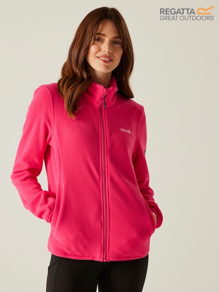 Regatta Pink Womens Clemance IV Full Zip Fleece (F65312) | £28