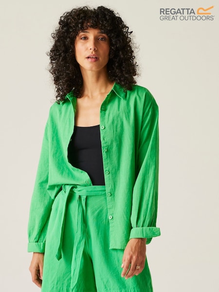 Regatta Green Womens Primevere II Shirt (F65342) | £35
