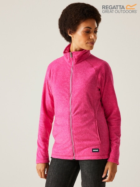 Regatta Pink Womens Mayse Full Zip Hoodie (F65350) | £25