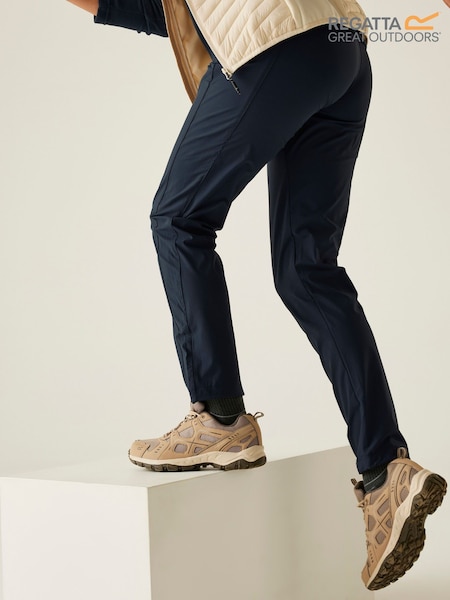 Regatta Blue Womens Travel Light Trousers II (F65400) | £49