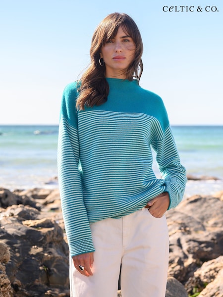 Celtic & Co. Felted Funnel Neck Jumper (F65465) | £115