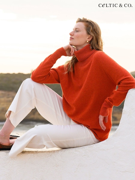 Celtic & Co. Geelong Slouch Roll Neck Jumper (F65498) | £139