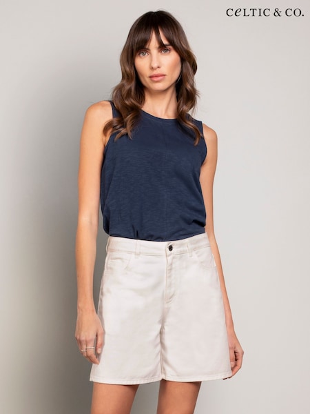 Celtic & Co. Cream Denim Shorts (F65507) | £85