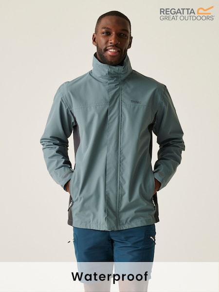 Regatta Grey Mens Matt Waterproof Jacket (F65659) | £49