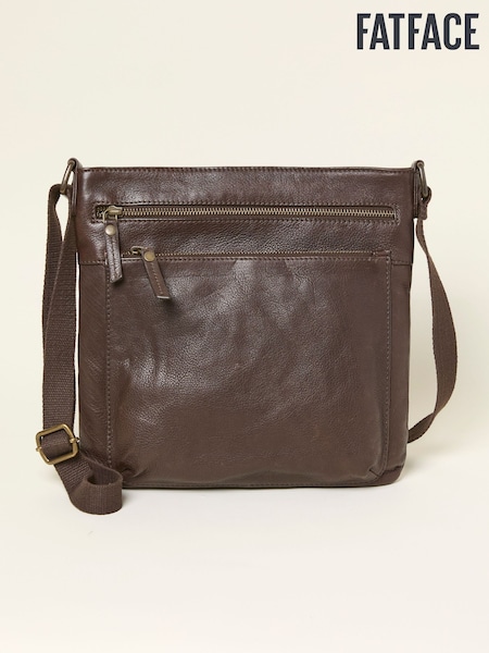 FatFace Allie Chocolate Brown Crossbody Bag (F65878) | £59.50