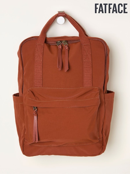 FatFace Dark Orange Nylon Backpack (F65896) | £42.50