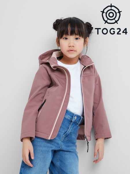 Tog 24 Pink Koroma Softshell Hooded Jacket (F65979) | £35