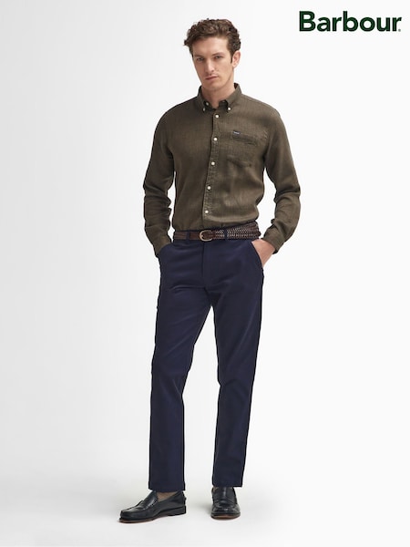 Barbour® Blue Sueded Trousers (F66071) | £90