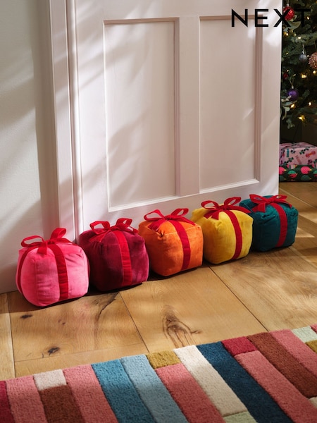 Bright Christmas Present Draught Excluder (F66213) | £32