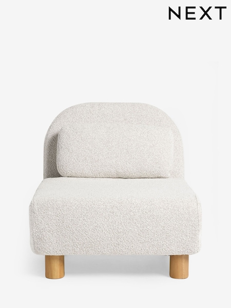 Casual Boucle Light Natural Palma Single Sofa Bed (F66253) | £350