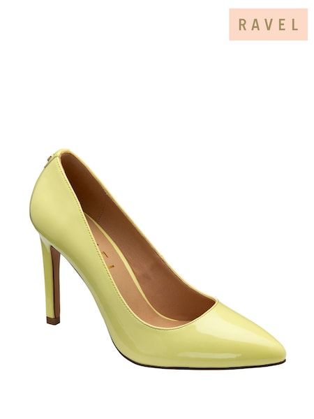 Ravel Yellow Stiletto-Heel Court Shoes (F66345) | £65