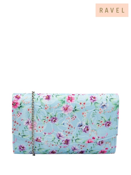 Ravel Blue Clutch Bag with Chain (F66351) | £45