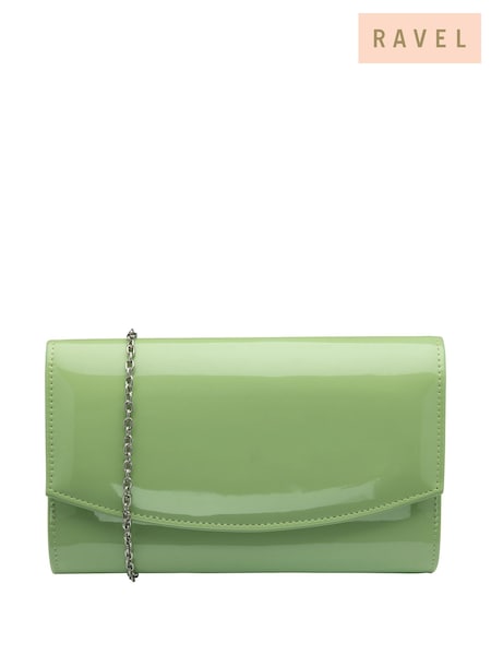 Ravel Green Clutch Bag with Chain (F66353) | £45