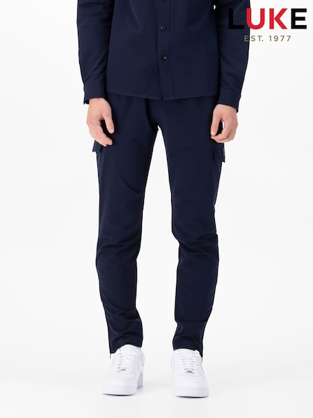 Luke 1977 Blue Semantic Trousers (F66617) | £80