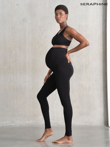 Seraphine Overbump Black Leggings (F66637) | £35