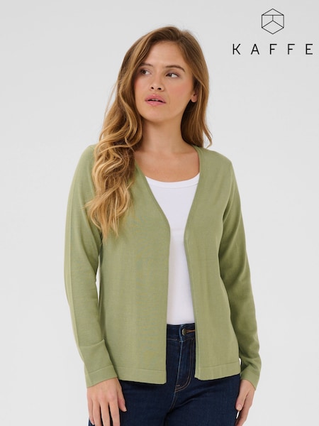 Kaffe Green Fenia Astrid Open Cardigan (F66675) | £40