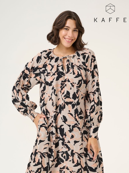 Kaffe Stylish A-Line Short Black Dress (F66715) | £75
