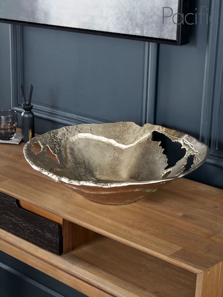 Pacific Lifestyle Gold Cast Metal Decorative Bowl (F66778) | £100