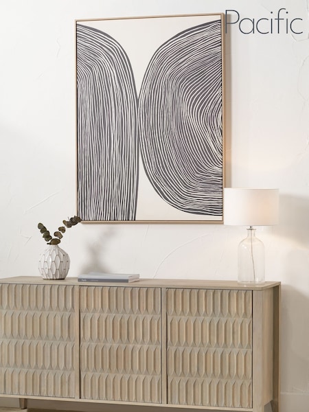 Pacific Lifestyle Natural Abstract Canvas with Frame (F66794) | £150